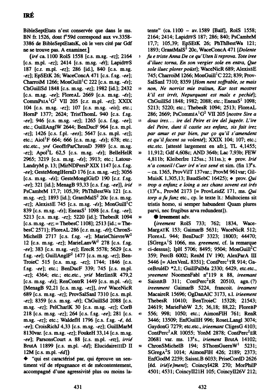 Image: DEAF I 431–432